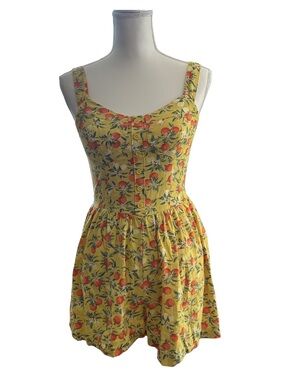 Wild Fable Citrus Print Romper Women’s size XS